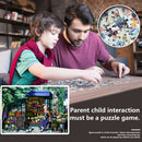 1000pcs Flower Shop Jigsaw DIY Puzzle Educational Assembling Anime Picture  A