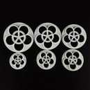 Fondant Cake Cookie Decor Sugarcraft Cutter Rose Flower Mold Gum Paste To3CA Gw