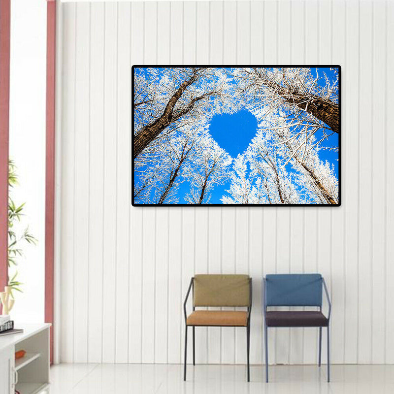 Paper Puzzles 1000pcs Heart Shape Tree Assemble for Adults Kids Jigsaw Toys