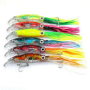 1Group Whole 6 Color Hard Fishing Lure Fish Bait 23Cm/43G 6 Color Squid HookJ4A8