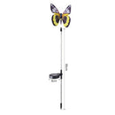 2 Pieces Solar Power LED Whimsical Butterfly Stake 7 Colors Changing Animal