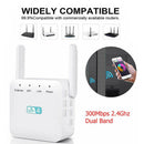 Dual Band 2.4Ghz WiFi Extender Zen Booster 300M Internet Range Zenbooster Router