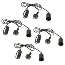 4x E27 Light Bulb Socket Lamp Holder AU Plug Power Cord Adapter with Switch