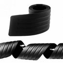 Universal Car Black Rear Bumper Sill Protector Plate Rubber Cover Guard Trim Pad