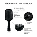 5pcs Men Women Hairdressing Home Hair Cutting Pintail Brush Styling Comb Set ABS