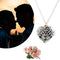 "watch over your "Open Locket Heart Shape Fashion Pendant Women Necklace Gi I2Q8