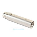 2pcs XLR 3 Pin Male to Female Phase Reversal Adapter Plug Socket Cable Connector