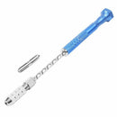 Spiral Hand Drill Semi Automatic Pin Vise keyless Chuck Jewelry Walnut Manu