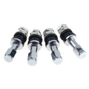 4pcs Car Auto Stainless Steel Clamp-in Tubeless Tyre Tire Wheel Valves