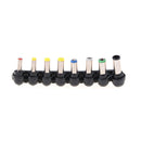 8pcs/Set For PC Notebook Laptop Universal Power Adapter Plug Charger Connec Ew