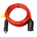 3.6M Accessory Extension Cable Car Power Adapter Vehicle With Fuse Tyre Inflator