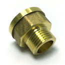 1 Pc Brass Male Female Thread Adapter Connector Fitting Bushing DN15 x DN20