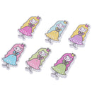 Pretty Girl 2Hole Wooden Mixed Buttons DIY Decor Sewing Crafts ScrapbookingBX