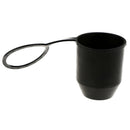 60mm Black Plastic Tow Bar Ball Cover Cap Car Auto Towing Hitch Towball Protect