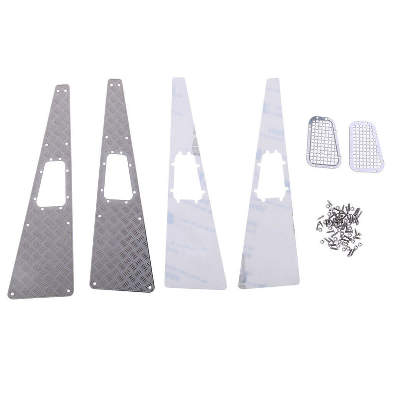 1/10 Metal Anti-skid Plate Intake Grille Front Hood Side Plate For RC -4