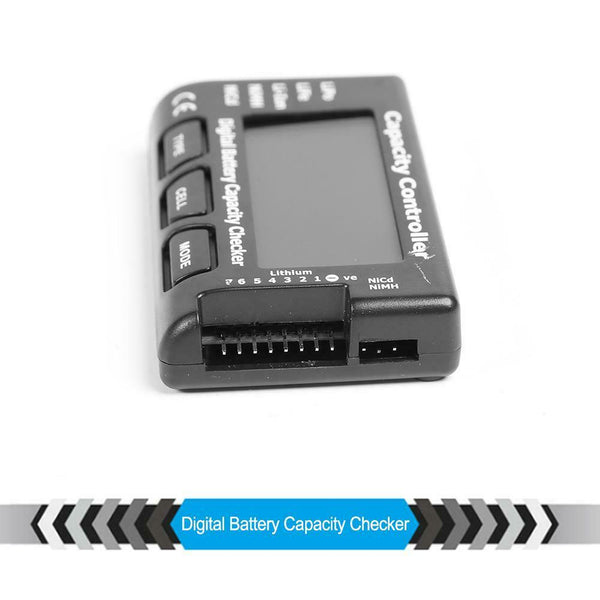 Digital Battery Capacity Checker RC Cell Meter Tester 7 2-7S LiPo LiFe Li-ion