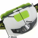2 LED Ultra Bright Headlamp Head Torch Lamp Flashlight Waterproof Fishing Hiking