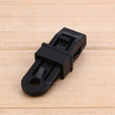 5xTarp Tighten Tool Survival Camping Tent Rope Holder Alligator Clip Clamp BLACK
