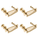 4x Golden Violin String Adjuster for 1/2 Size Fiddle Accessory