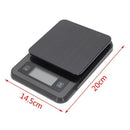 Stainless Steel Coffee Scale Multi-Function Timing With Thermometer Kitchen