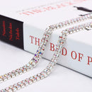 1 Yard Double Row Sparkle Rhinestones Chain DIY Mobile Phone Shell Stickers