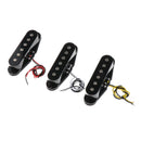 3pc Durable Guitar Single Coil Pickup Alloy Black For ST Electric Guitar
