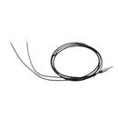 DIY Replacement 1.2m Audio Cable Repair Headset Wire Black and gray