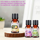 6 Scents 100% Pure Natural Essential Oil Bottle for Aromatherapy Aroma Diffuser