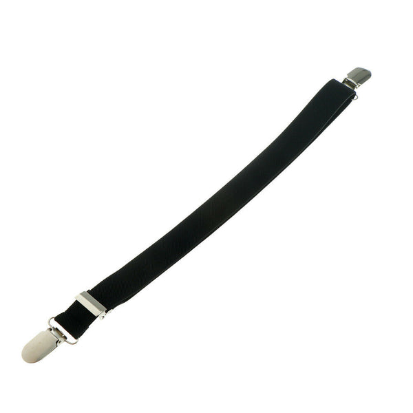 1pc Men Shirt Stays Holder Military Straight Stirrup Suspenders Elastic Unifo Bj