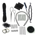 Hair Styling Accessory Magic Clip Maker Tools Pads Foam Sponge Bun Donut 3cX