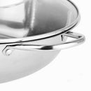Stainless Steel Single-layer Cooking Pot Double Ear Mandarin Fondue Hot Pot