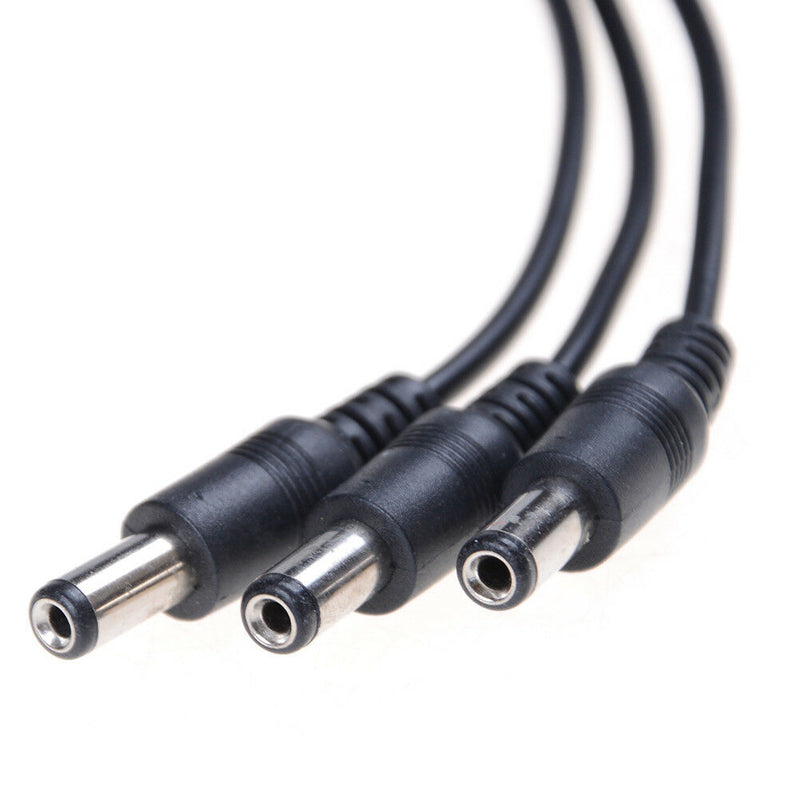 DC Power Jack 1 Female To 3 Male plug Splitter Adapter RGBW Connector Gw