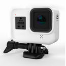 Silicone Case Protective Cover Shell for Gopro Hero 8 Black Camera (White)