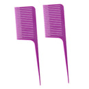 2x Pro Weaving Highlighting Foiling Hair Comb for Hair Coloring Hair Combs
