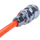 6 Meters Length 8mm x 5mm Spiral Polyurethane Air Tube Orange Hose