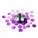 Child Bedroom Purple Crystal Shell Pendant Lamp Chandelier Ceiling Fixture