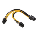 6 Pin To Dual 6 Pin Graphics Video Card Double, PCI-E PCIe Power Supply Splitter