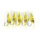5x Shrimp Lures Soft Squid Jigs Lake Worm Prawn Fishing Lures Artificial Bait FT