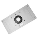 Aluminum Router Table Insert Plate Kit Tool for Woodworking Benches 9.3x4.7"