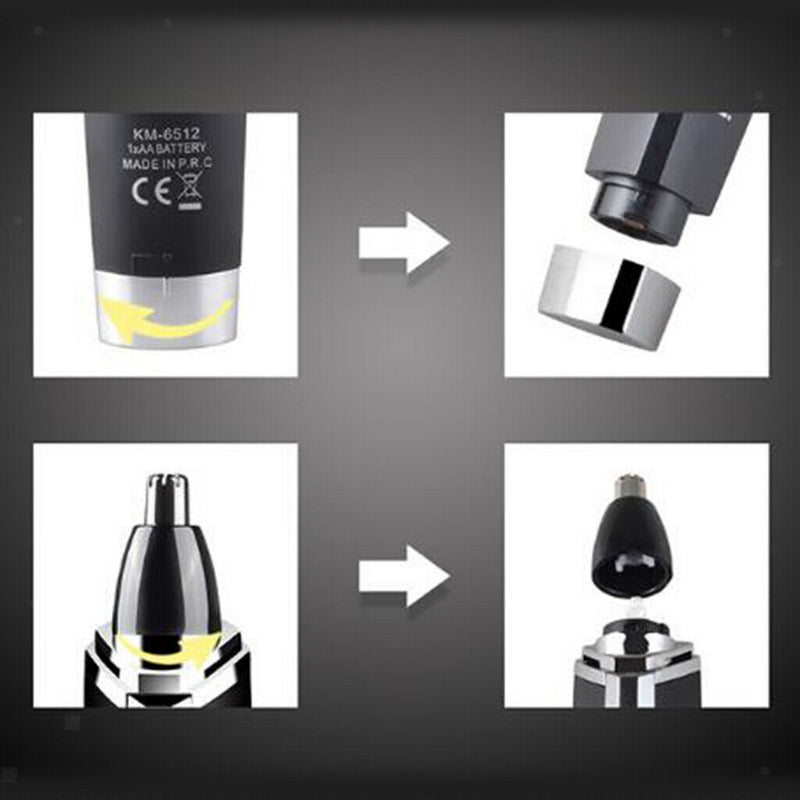 Portable Electric Mens Nasal Nose Hair Trimmer Clipper Cutter Nasal Shaver