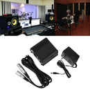 48V Microphone Phantom Power Supply +2.5M/8.2ft XLR Cable Line (US Plug)