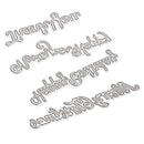 4pcs Scrapbook DIY Album Card Paper Card Maker Metal Die Cutting A