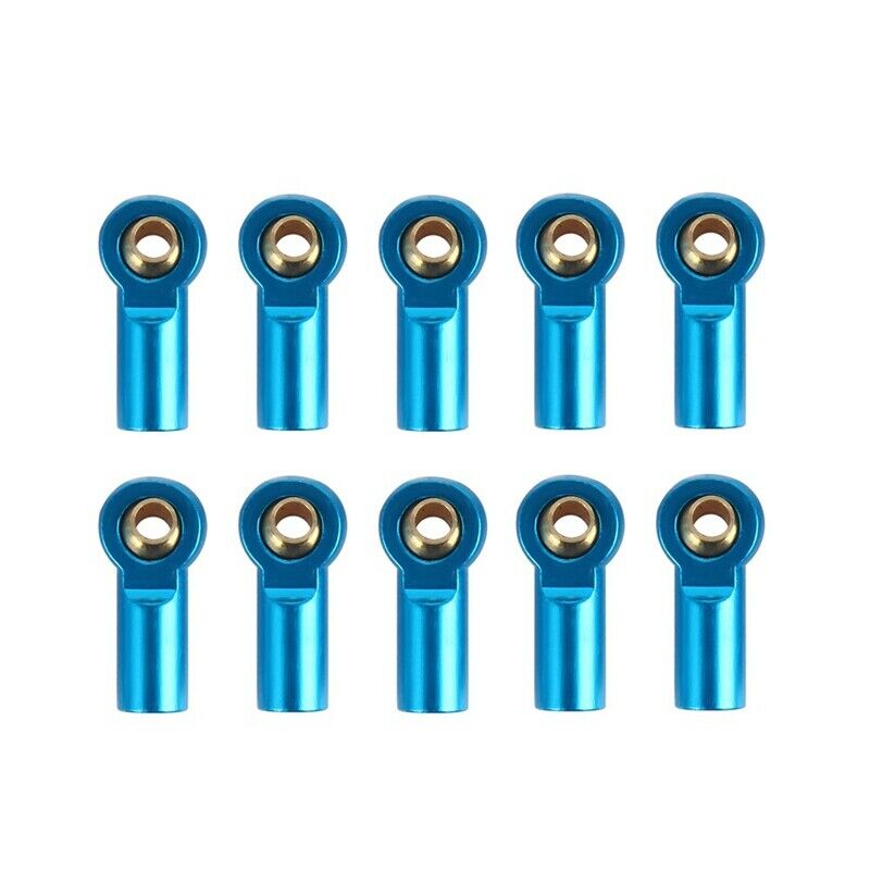 10Pcs Metal M3 Link Tie Rod End Ball Joint for 1/10 RC Car Crawler AXIAL SC S7X4