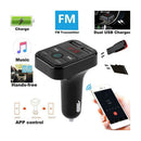 2x Wireless Bluetooth CarFM Transmitter Support TF