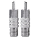 2pcs RCA Male Plug to F Female Coax Jack Adapter Connector Cable Coupler hv2n