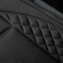 1x Black Universal Car Heated Seat Cushion Hot Cover Auto 12v Pad Warmer He J5X4