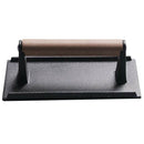 Cast Iron Grill Press Pre-Seasoned, Round Grilling Accessory, with Easy Grip