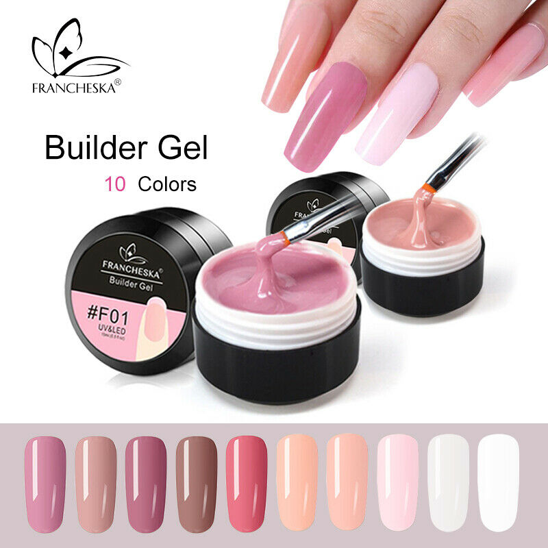 Francheska Camouflage Gel Builder Gel Quickly Uv Builder Gel Soak Off Nail  D4E9