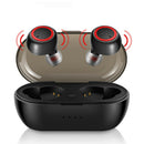 Wireless Bluetooth Earphones Headphones Earbuds Built-in Mic w/ Charging Case