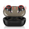 Wireless Bluetooth Earphones Headphones Earbuds Built-in Mic w/ Charging Case